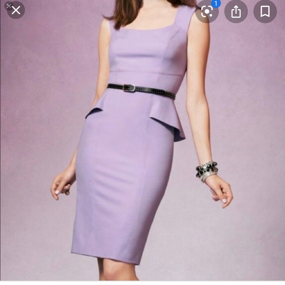 White House Black Market Lavender Dress 